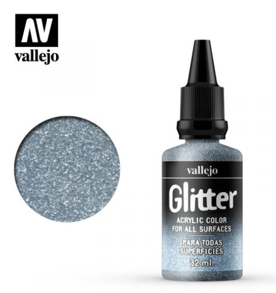 Silver Vallejo Glitter