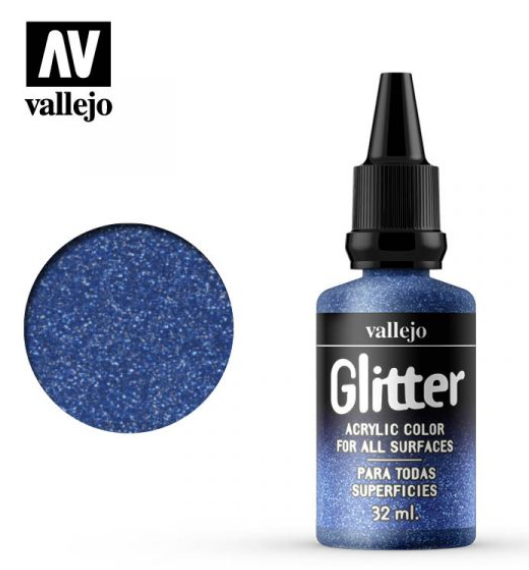 Blue Vallejo Glitter