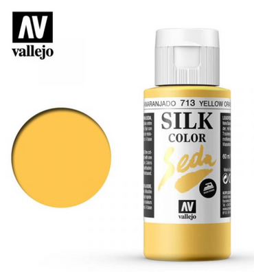 Yellow Orange Vallejo Silk Color / Gutta