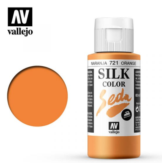 Orange Vallejo Silk Color / Gutta