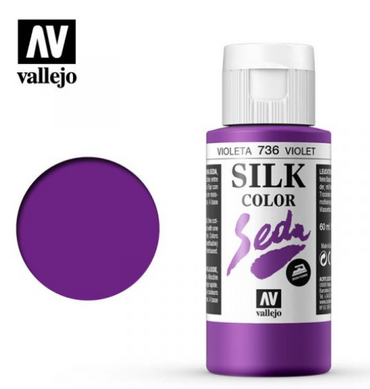Violet Vallejo Silk Color / Gutta