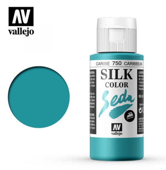 Caribbean Vallejo Silk Color / Gutta