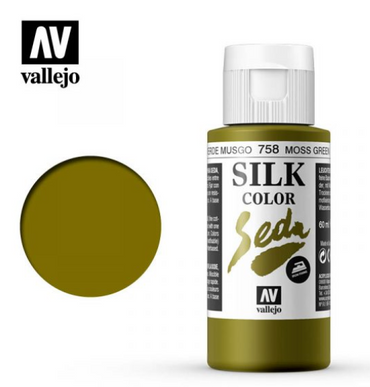 Moss Green Vallejo Silk Color / Gutta