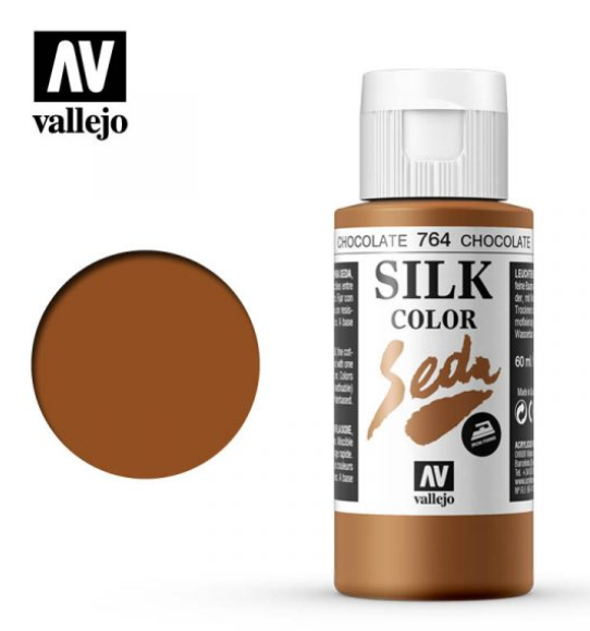 Chocolate Vallejo Silk Color / Gutta