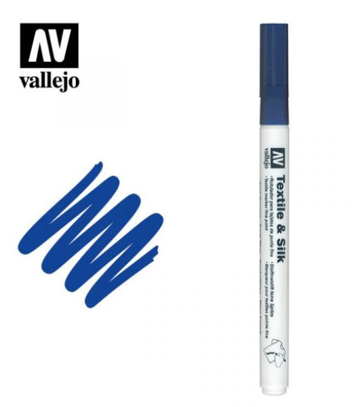 Dark Blue Vallejo Textile Marker