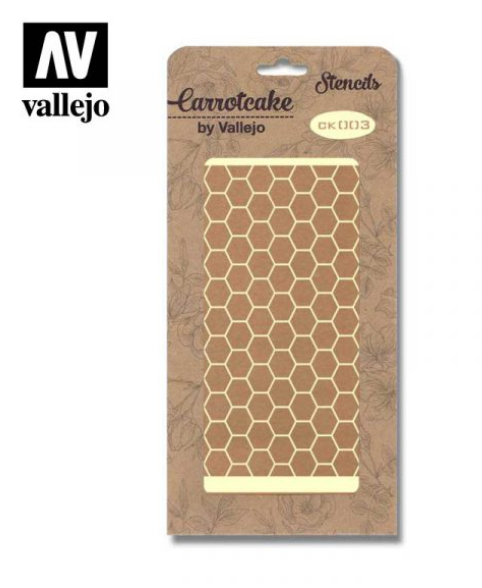 Bee Hexagons Vallejo Stencils