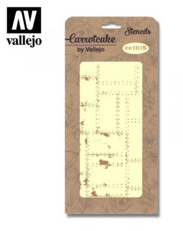 Metallic Texture Vallejo Stencils