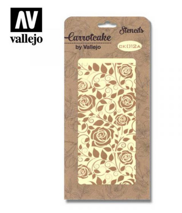 Leaves and Roses Vallejo Stencils