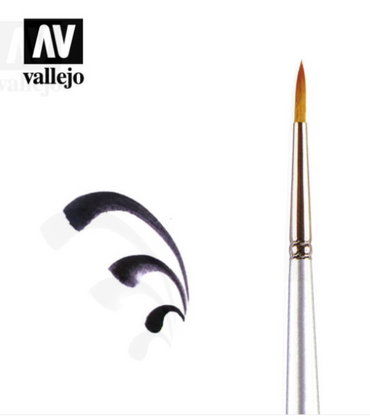 Round brush Vallejo Brushes
