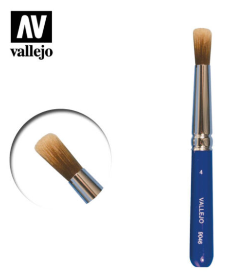 Synthetic stencil brush Vallejo Brushes
