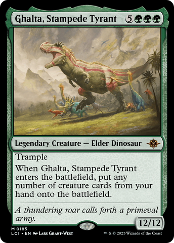 Ghalta, Stampede Tyrant [The Lost Caverns of Ixalan]
