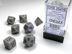Chessex Opaque Polyhedral 7 Die Set