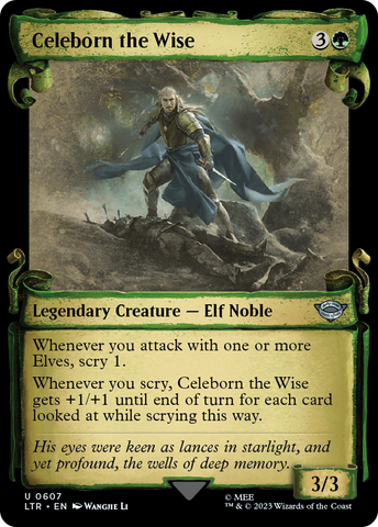 Celeborn the Wise [The Lord of the Rings: Tales of Middle-Earth Showcase Scrolls]