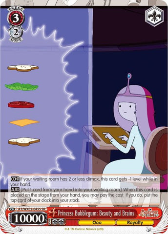 Princess Bubblegum: Beauty and Brains (AT/WX02-045S SR) [Adventure Time]