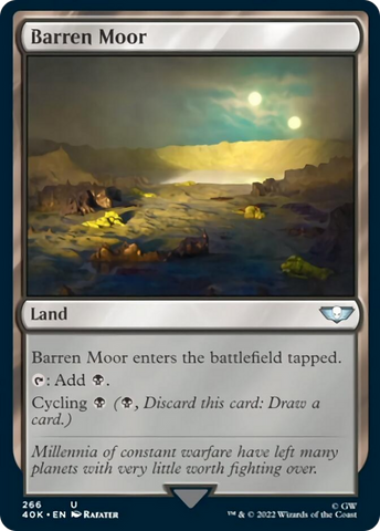 Barren Moor (Surge Foil) [Warhammer 40,000]