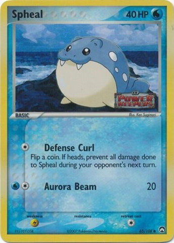 Spheal (65/108) (Stamped) [EX: Power Keepers]