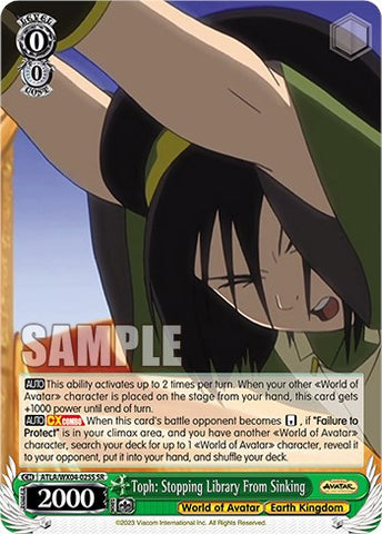 Toph: Stopping Library From Sinking [Avatar: The Last Airbender]