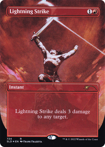 Lightning Strike (Borderless) [Secret Lair Drop Promos]