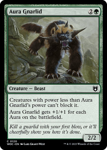 Aura Gnarlid [Wilds of Eldraine Commander]