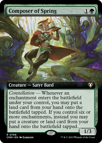 Composer of Spring (Extended Art) [Commander Masters]
