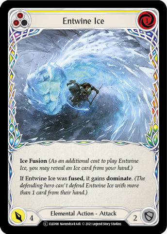 Entwine Ice (Yellow) [U-ELE098] (Tales of Aria Unlimited)  Unlimited Normal