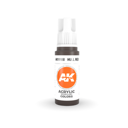 AK 3rd GEN Acrylic Hull Red 17ml - Tistaminis