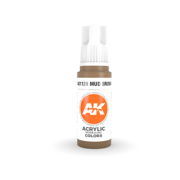 AK 3rd GEN Acrylic Mud Brown 17ml - Tistaminis