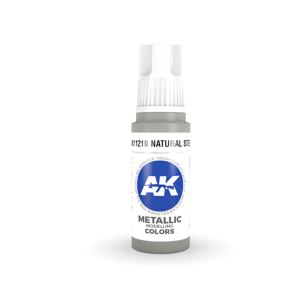 AK 3rd GEN Acrylic Natural Steel 17ml - Tistaminis