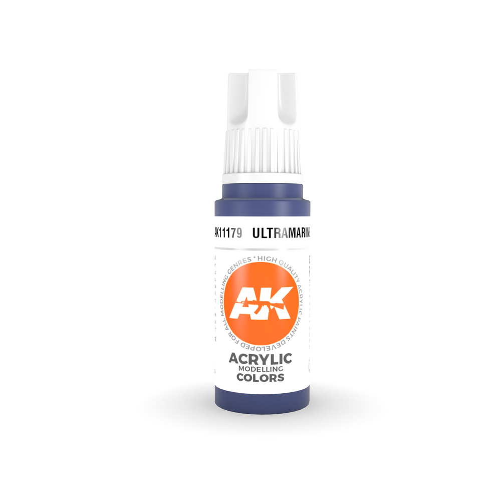 AK 3rd GEN Acrylic Ultramarine 17ml - Tistaminis