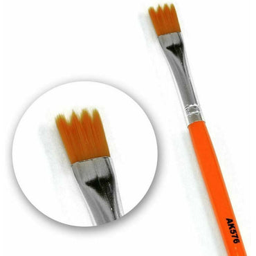 AK Interactive Weathering Brush Saw Shape New - TISTA MINIS
