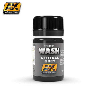 AK Interactive Weathering Neutral Grey Gray Wash (AK677) - Tistaminis