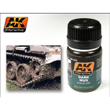 AK Interactive Weathering Dark Mud (AK023) - Tistaminis