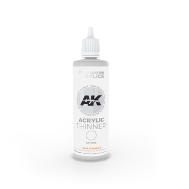 AK Interactive 3rd Gen Thinner 100ml New - Tistaminis