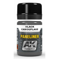 AK Interactive Weathering Paneliner Black Camouflage (AK2075) - Tistaminis