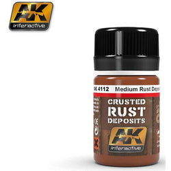AK Interactive Weathering Medium Rust Deposits (AK4112) - Tistaminis