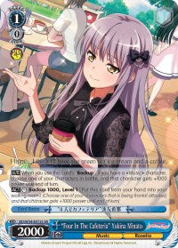 "Four In The Cafeteria" Yukina Minato (BD/W54-E072S SR) [BanG Dream! Girls Band Party!]