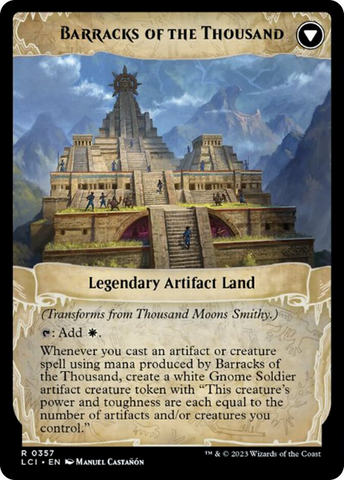 Thousand Moons Smithy // Barracks of the Thounsand [The Lost Caverns of Ixalan]