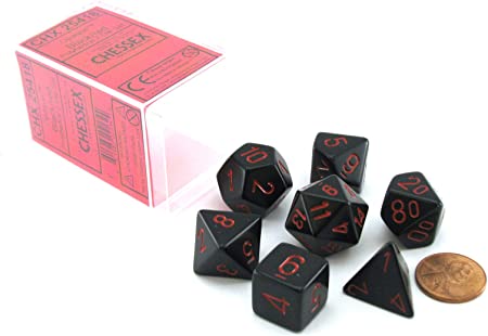 Chessex Opaque Polyhedral 7 Die Set