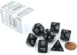 Chessex Opaque Polyhedral 7 Die Set