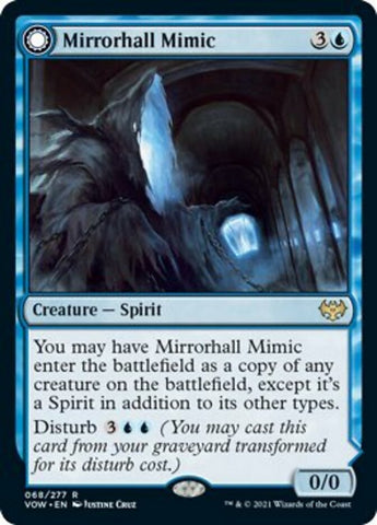 Mirrorhall Mimic // Ghastly Mimicry [Innistrad: Crimson Vow]