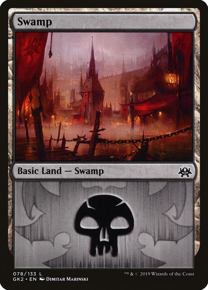 Swamp (78) [Ravnica Allegiance Guild Kit]
