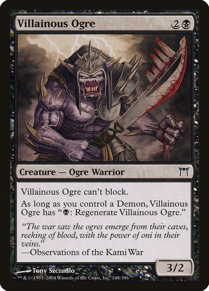 Villainous Ogre [Champions of Kamigawa]