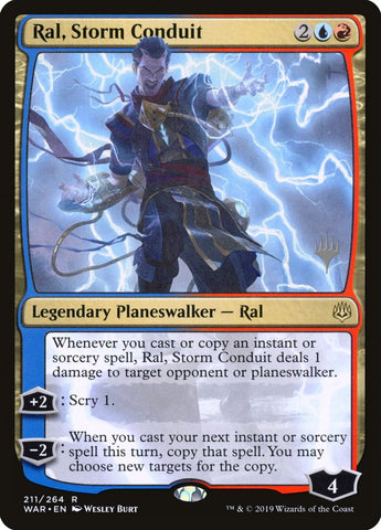 Ral, Storm Conduit (Promo Pack) [War of the Spark Promos]