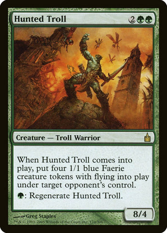Hunted Troll [Ravnica: City of Guilds]