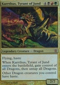 Karrthus, Tyrant of Jund (Commander's Arsenal) [Commander's Arsenal Oversized]