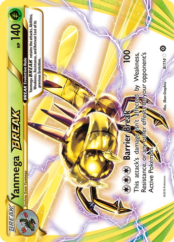 Yanmega BREAK (8/114) [XY: Steam Siege]