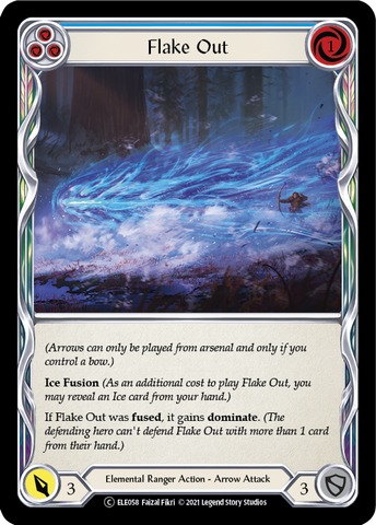 Flake Out (Blue) [U-ELE058] (Tales of Aria Unlimited)  Unlimited Normal