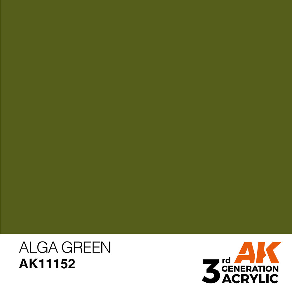 AK 3rd GEN Acrylic Alga Green 17ml - Tistaminis