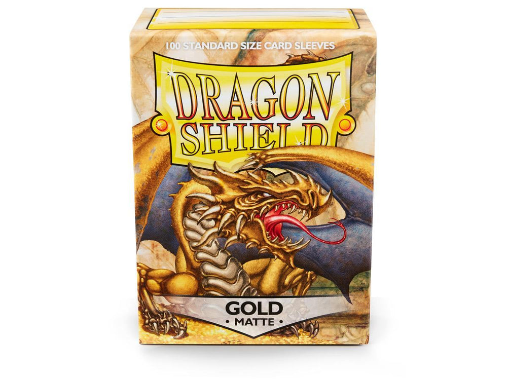 Dragon Shield Standard Sleeve 100ct - Matte Gold