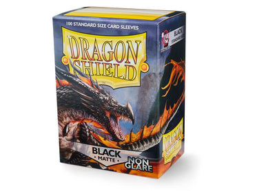 Dragon Shield Non-Glare Sleeve 100ct - Matte Black